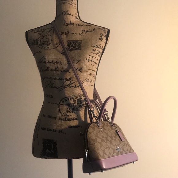 NEW Coach Mini Sierra Satchel in Signature Canvas - Picture 3 of 5